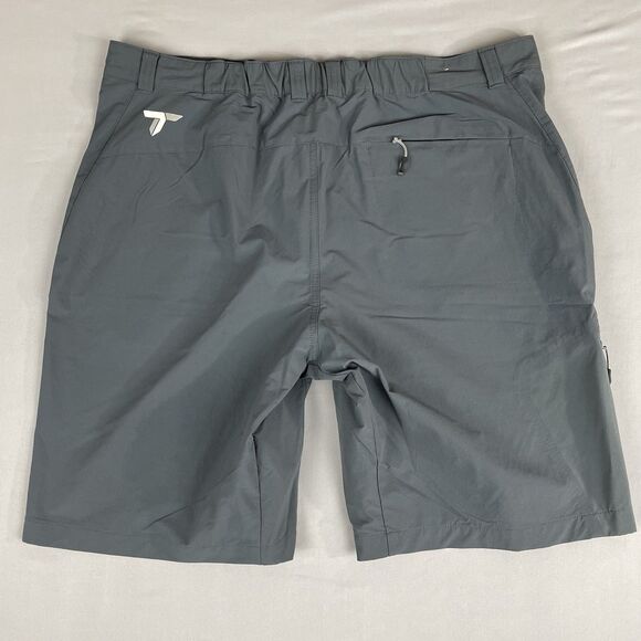 Columbia Titanium Nylon Shorts Men’s 38 Gray 10" Inseam Stretch Outdoor Gorpcore - Picture 3 of 16